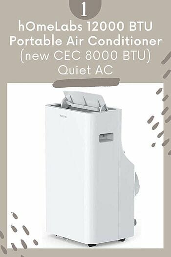 hOmeLabs 12000 BTU Portable Air Conditioner