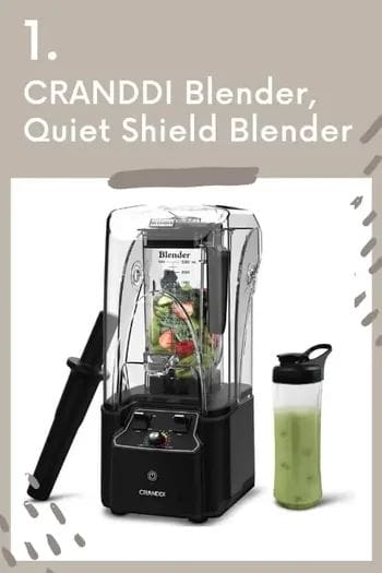 CRANDDI Blender, Quiet Shield Blender K90-B