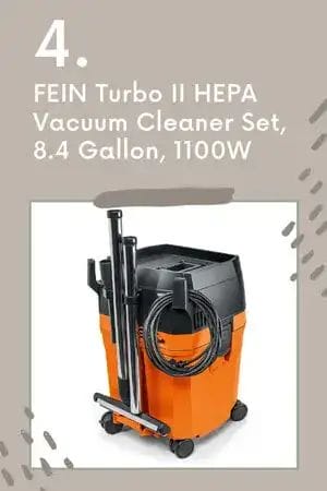 Quiet Shop Vac: Top 10 Low Decibels Shop Vacuums in 2023 6 FEIN Turbo II Vacuum Cleaner