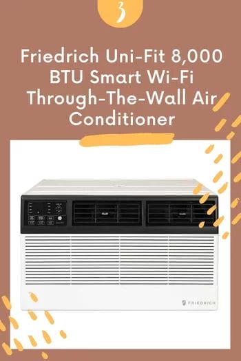 Friedrich Uni-Fit 8,000 BTU Smart Wi-Fi Through-The-Wall Air Conditioner