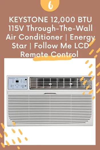 KEYSTONE 12,000 BTU 115V Through-The-Wall Air Conditioner