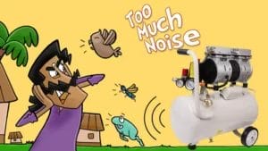 Quieter air compressor