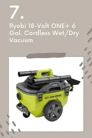 Ryobi 18-Volt ONE+ 6 Gal. Cordless Wet and Dry Vacuum
