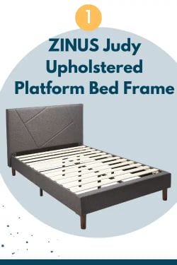 ZINUS Judy Upholstered Platform Bed Frame