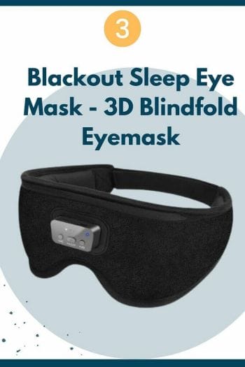  Blackout Sleep Eye Mask - 3D Blindfold Eyemask